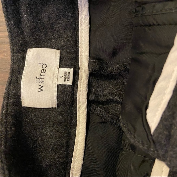 Aritzia Wilfred Grey Wool Blend Pants - Picture 6 of 6